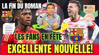 CEST CONFIRMÉ UNE TRÉS BONNE NOUVELLE POUR LE BARÇA LES FANS EN FÊTEACTU DU BARÇA OLMO AU BARÇA [upl. by Given]