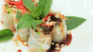 เปาะเปี๊ยะสลัดส้มโอซอสมะขาม  Pomelo Salad Rolls with Tamarind Sauce  พลพรรคนักปรุง [upl. by Oderfliw476]