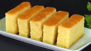 Easy Bakery Style spongy Plain Cake Recipe by Tiffin Box Basic Vanilla Pound Cake in air fryer oven [upl. by Eveivaneg]