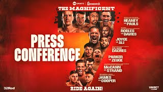 LIVE PRESS CONFERENCE The Magnificent 7 Ball Bentley Heaney Essuman Davies Rankin amp More [upl. by Edison]