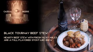 Tournay Noire  Beef Stew Recipe [upl. by Cathlene]