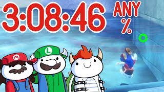 Super Mario Odyssey Speedrun wJaidenAnimations amp SomeThingElseYT [upl. by Yot265]