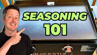 How to START and SEASON a New BLACKSTONE Griddle The RIGHT Way [upl. by Ysiad]