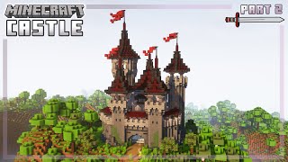 Minecraft How to Build a Medieval Castle  Tutorial 24 [upl. by Daye]