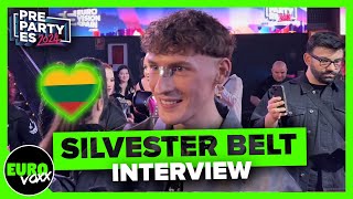 🇱🇹 SILVESTER BELT  ‘LUKTELK’ INTERVIEW  Madrid PrePartyES 2024  Lithuania Eurovision 2024 [upl. by Katy261]