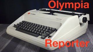 Typewriter VIdeo Series  Episode 237 Olympia Reporter [upl. by Esdras]