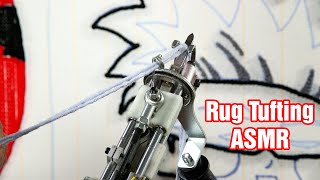 Rug Tufting  Heres how I made the 4 most detailed custom Rugs  ASMR diy rugtufting art [upl. by Giralda11]