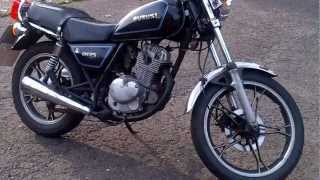 Suzuki GN125 Start up and Sound [upl. by Gary]