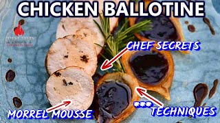 Chicken Ballotine  Think amp Cook like a Michelin Star Chef [upl. by Mill]