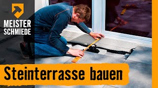 Steinterrasse bauen  HORNBACH Meisterschmiede [upl. by Scheer]