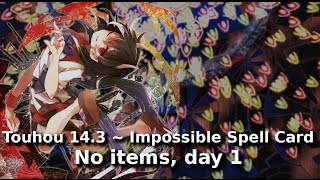 Touhou 143  day 1 no items 60fps [upl. by Notsirhc]