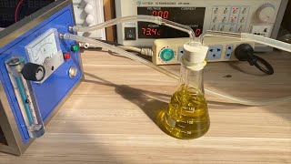 Making Ozonated Olive Oil with Ozone Generator and Oxygen [upl. by Ahsemaj]