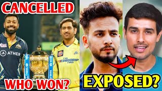 IPL FINAL CANCELLEDNow What😱  Elvish Yadav EXPOSED Dhruv Rathee Virat Kohli Uk07 Rider [upl. by Liggett]