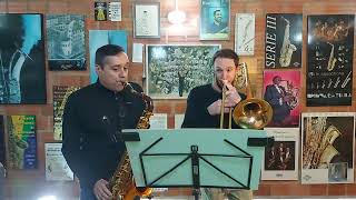 quotBop Duet N35quot Bugs BOWER duo de saxofone tenor e trombone Rodrigo Capistrano e Rodrigo Vicaria [upl. by Kohler780]