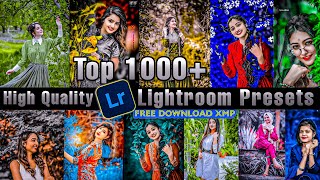 Top 1000 Lightroom Premiam Presets 🔥  Best Lightroom Preset Of 2024  1000 New Presets 2024 [upl. by Chien]