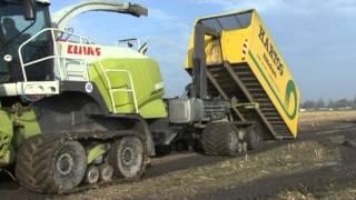 Claas 960 Terra Trac Grasdrogerij Hartog [upl. by Milak]