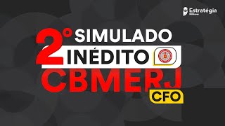 2º Simulado Inédito CFOCBMERJ [upl. by Oralia]