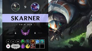 Skarner Mid vs Vayne  KR Master Patch 1410 [upl. by Gnet]