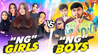 NG GIRLS 🥰 vs NG BOYS 😎 FOR THE FIRST TIME EVER  🥵 ngbadal nonstopgaming 100k [upl. by Nirok]