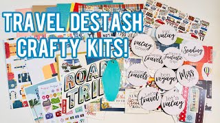 CraftyGoals2024 Travel Destash Crafty Kits Use Your Crafty Stash Etsy restock item [upl. by Anyrak800]