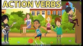 Action Verbs Vocabulary [upl. by Ecnahoy]