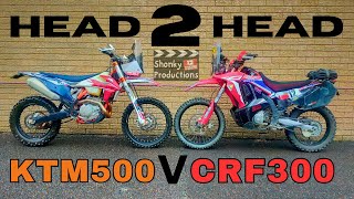 CRF300 v KTM500 [upl. by Suellen121]