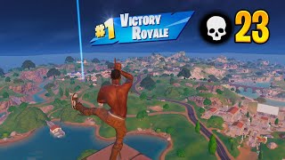 High Kill Solo Ranked Win Gameplay Fortnite Chapter 5 Season 1 [upl. by Akenor]