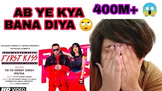 First Kiss REACTION Yo Yo Honey Singh Ft Ipsitaa  Bhushan Kumar  Lil Golu Singhsta R4U [upl. by Bergwall]