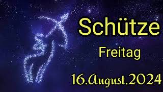 horoskop Schütze Freitag 16 August 2024 [upl. by Paton]