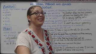 Adverbial Phrases and Clauses [upl. by Annnora]