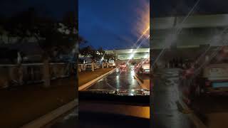 Abidjan Airport front view in rain and night mode  September 20 2020 [upl. by Cleodal952]