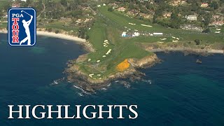 Highlights  Round 3  ATampT Pebble Beach [upl. by Alial]