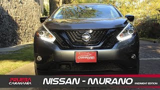 Nissan Murano Midnight Edition a prueba  CarManía 2019 [upl. by Ayotaj]