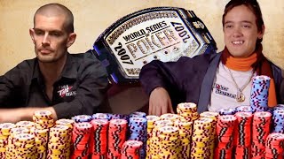 World Series of Poker Main Event 2007 Day 4 with Dario Minieri amp Gus Hansen WSOP [upl. by Bettine132]