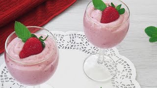 Banting Strawberry Mousse Dessert  Low Carb Desserts [upl. by Anilesor]