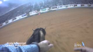 NRHA Inside Reining GoPro Camera on Craig Schmersal NRHA Futurity finals night [upl. by Onaivatco]