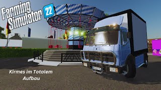 FS22 Kirmes aufbau geht in die nächste Runde fs22 kirmes mods [upl. by Ahsiemac]