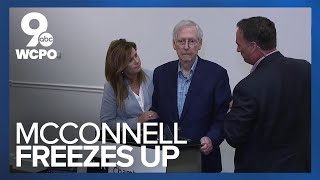 Concerns for Mitch McConnell after he freezes again [upl. by Patrich]