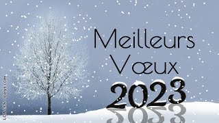 300  MEILLEURS VOEUX 2023  Jolie carte de vœux à partager [upl. by Etom420]