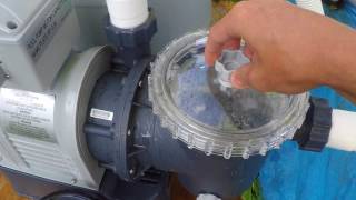 HowTo use Chlorine Tablet and Recirculate Setting on Intex Sand Filter [upl. by Obediah]