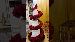 One Of The Largest Wedding Cake Ever😱 [upl. by Olpe]