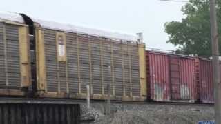 CSX Railfanning in Defiance OhioAugust 2012 [upl. by Yvi]