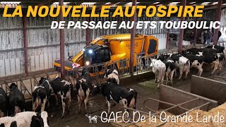 LA NOUVELLE LUCAS G AUTOSPIRE DE PASSAGE EN BRETAGNE AU ETS TOUBOULIC 🐄 GAEC DE LA GRANDE LANDE [upl. by Anisirhc384]