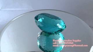 Top neon blue green Paraiba tourmaline gemstones [upl. by Acireh]