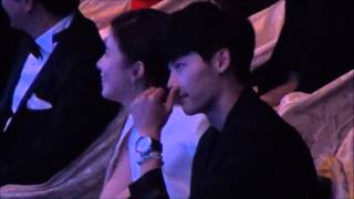 Lee Bo Young  Lee Jong Suk fancam KDA 021013 [upl. by Ahseet]