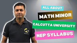 BSc Maths MinorPassGeneral New NEP Syllabus 2024  Semester 1  1st Year  Calcutta University [upl. by Isia]