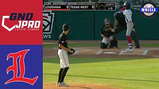 Louisiana vs Texas West Winner To Williamsport  Southwest Region Championship  2024 LLWS [upl. by Zolner324]