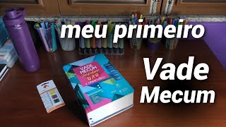 unboxing meu primeiro vade mecum de editora  preço [upl. by Ellicul]