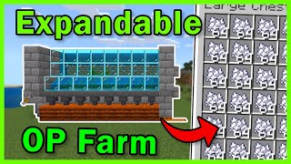 EXPANDABLE 121 ZEROTICK KELP BONEMEAL FARM in MINECRAFT BEDROCK Edition  AFK  PS4XBoxPCMCPE [upl. by Sitoiyanap]