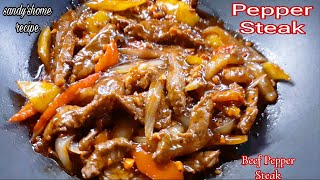 Pepper SteakHow To Make Pepper SteakBeef Pepper Steak Recipe [upl. by Nnomae]